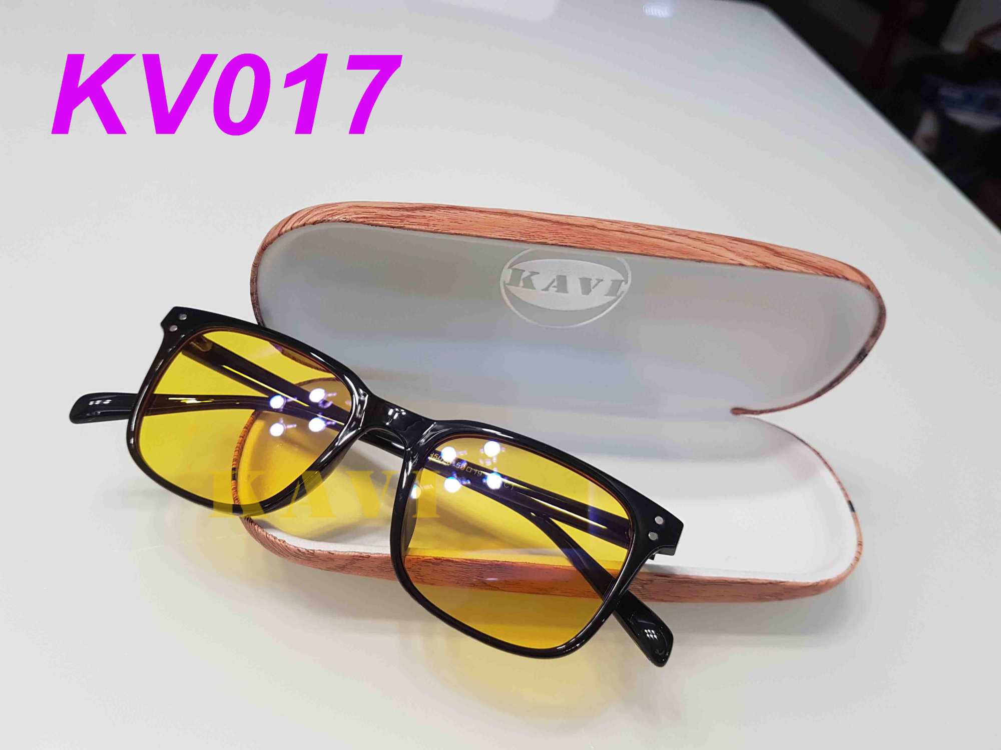 kính chống ánh sáng xanh kv017